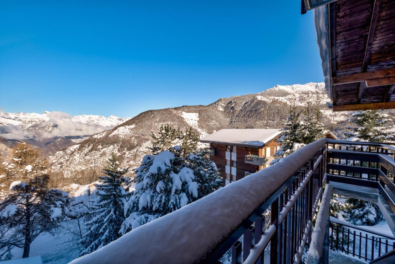 Appartement O Bouleau La Tzoumaz Kültér fotó